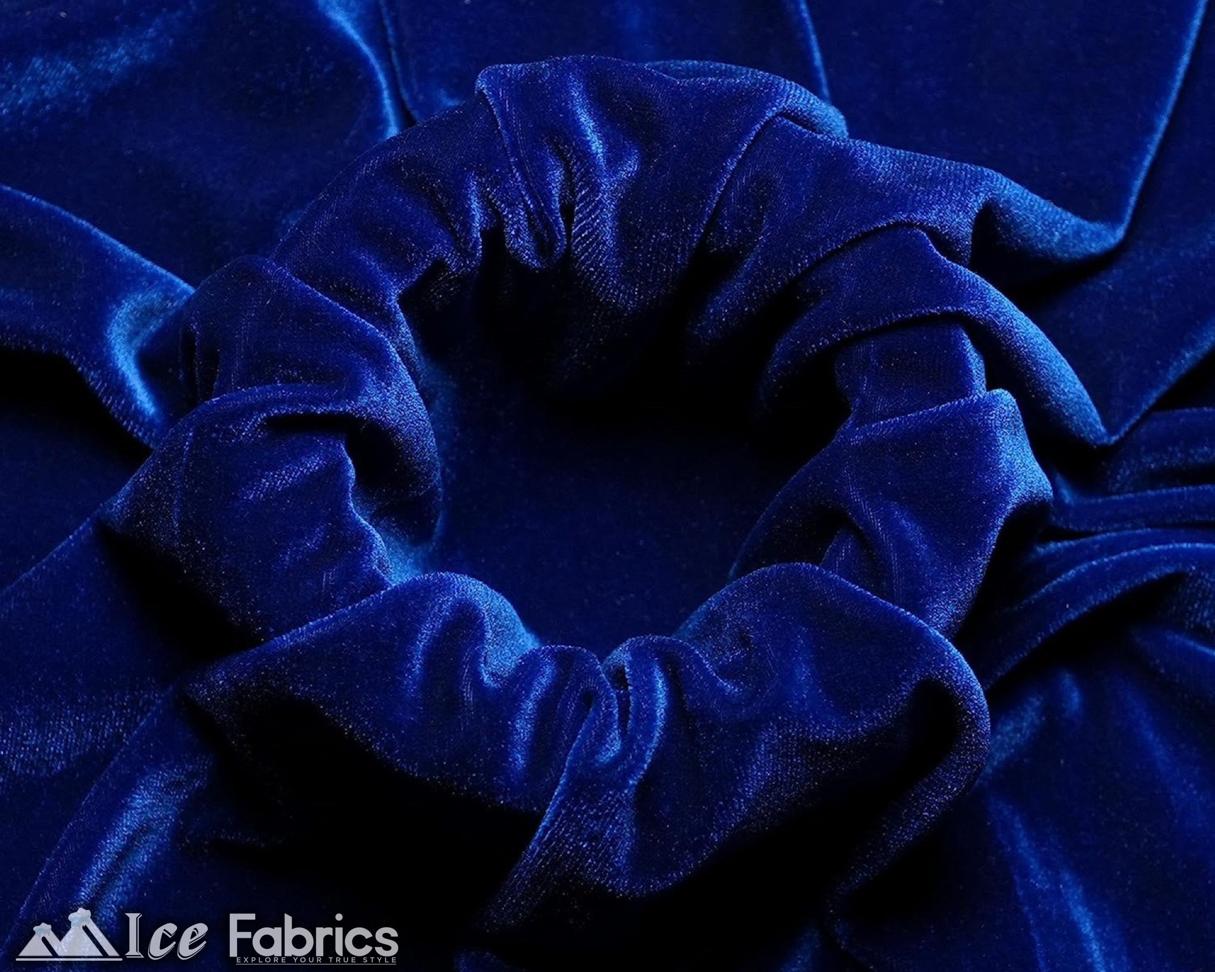 Cobalt Blue Velvet Fabric 6314 – Fabrics4Fashion