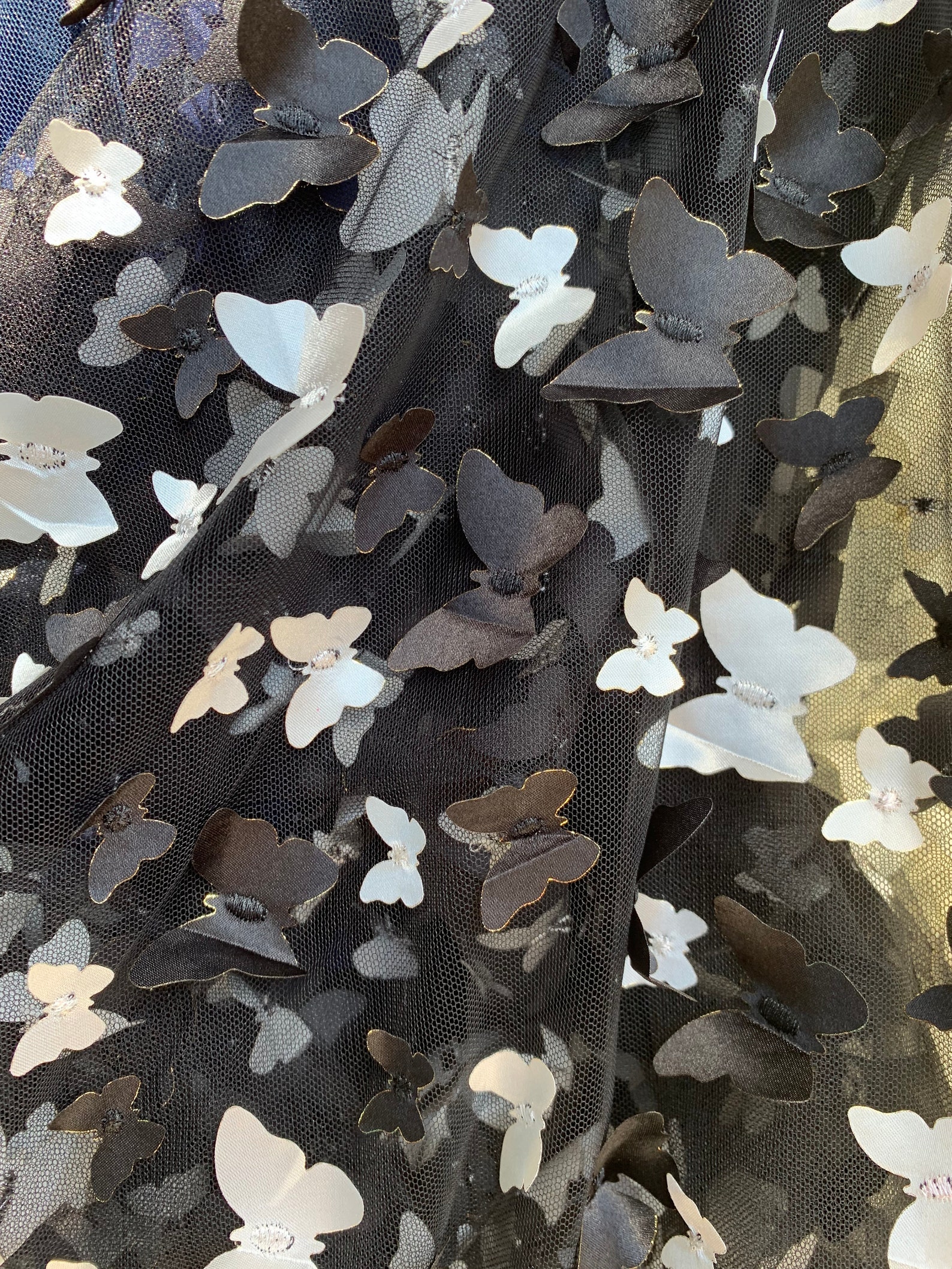 Mini Butterfly Design/ Mesh Lace Fabric By Yard_ Tulle Etsy
