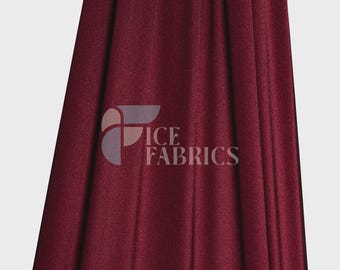 Bordeauxrode Yoga Flex nylon spandex stof op maat gesneden | 4-way stretchstof | Zwemkledingstof | Jurk, tafelkleed