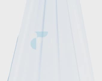 Tecido de algodão branco com elasticidade em quatro direções, vendido por metro (152 cm de largura), leve, em algodão com elastano, ideal para vestidos, costura e vestuário.