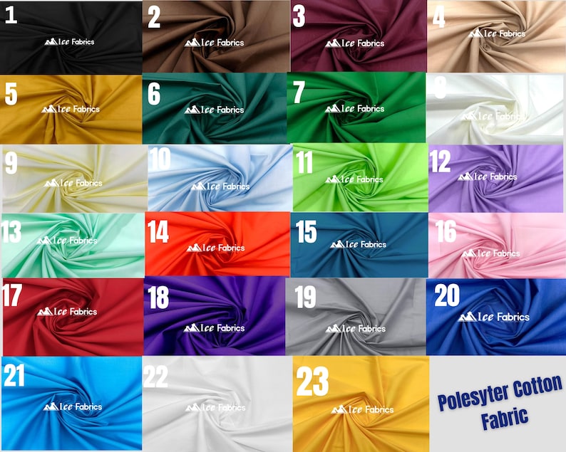 Cotton Polyester Broadcloth Fabric