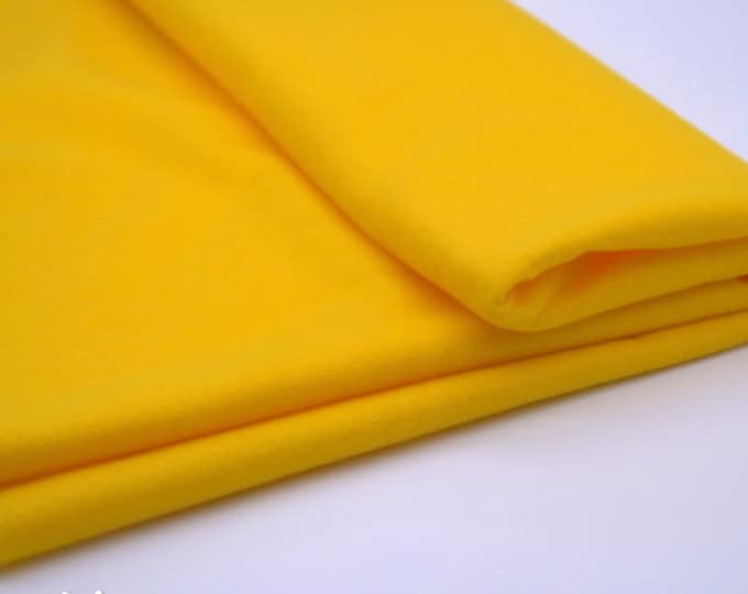 Mango Yellow Acrylic Felt Fabric_ "72 Wide _ Thick Quality Felt Fabric By The Yard _ Felt By The BOLT _ Wholesale Price