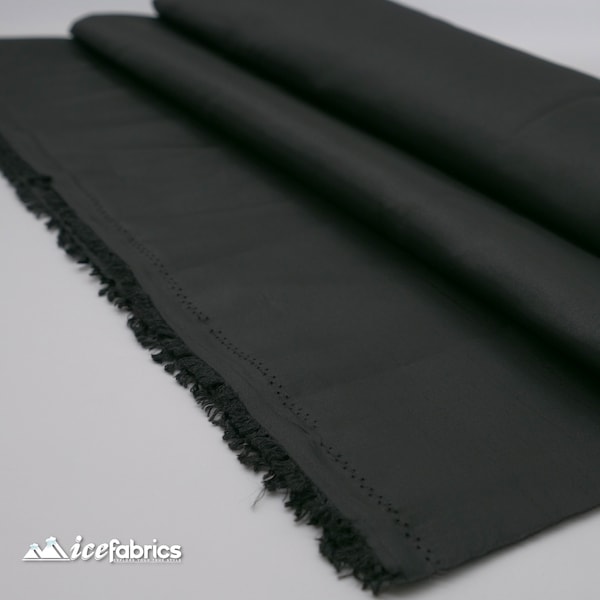 Luxury Taffeta Fabric By The Yard _ BLACK_ "60 WIDTH _ Solid Taffeta Fabric at Wholesale Price