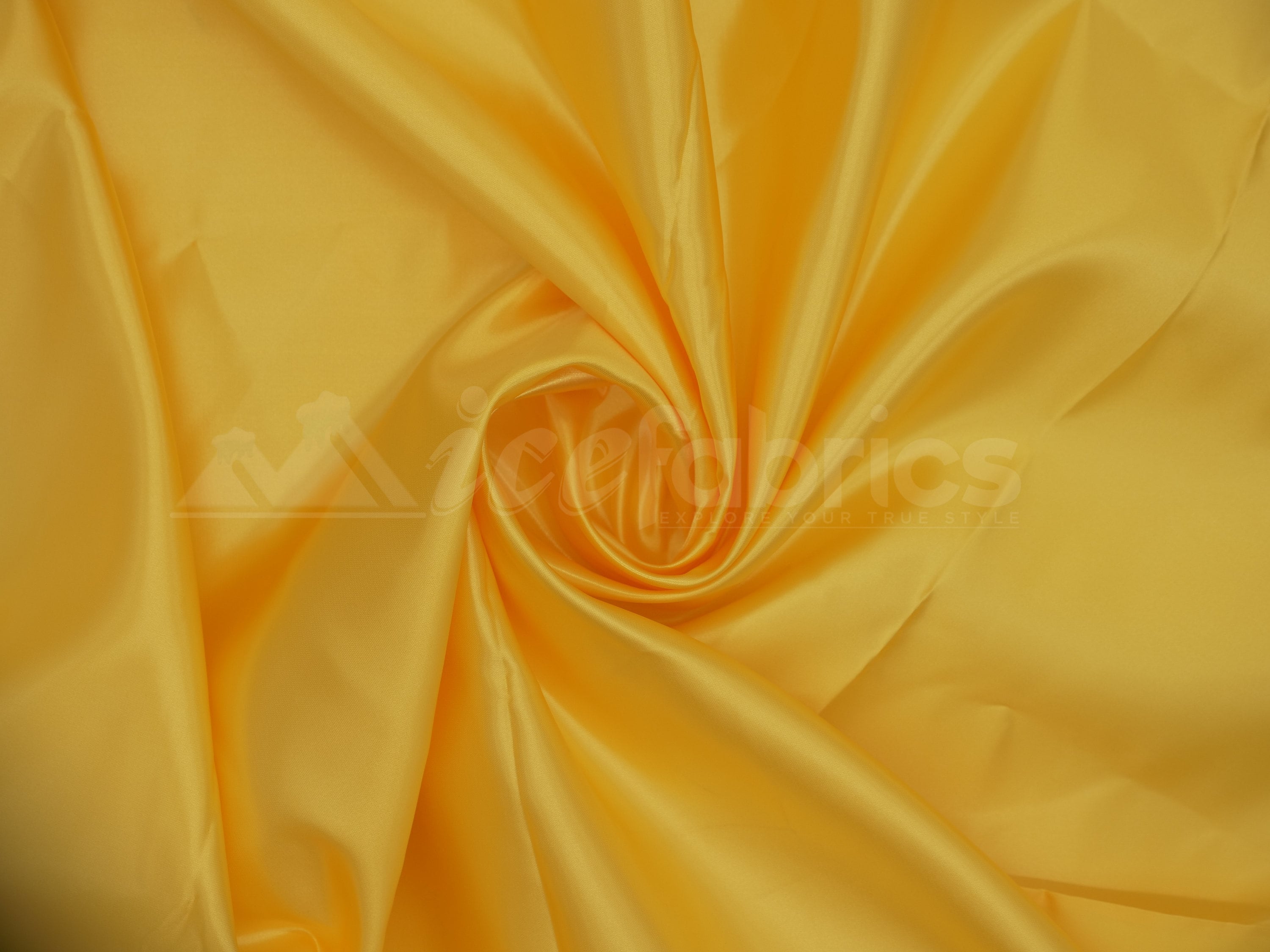 Lightweight satin fabric by the yard - Yellow sunflowers on white –  MONSARFABRICS