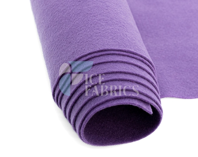 Lavender Acrylic Felt Fabric_ "72 Wide _ Thick Quality Felt Fabric By The Yard _ Felt By The BOLT _ Wholesale Price