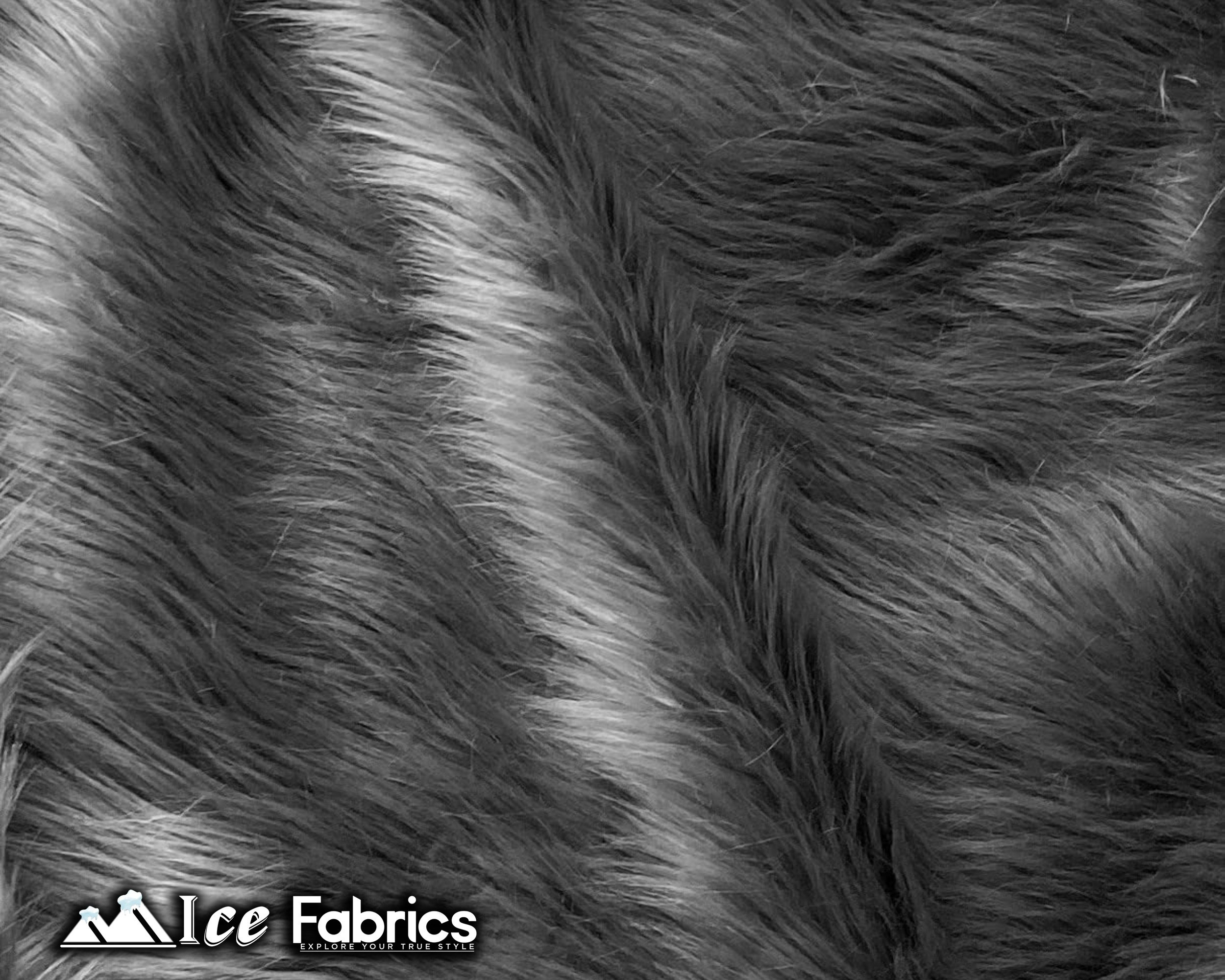 Shaggy Mohair Faux Fur Fabric by the Yard 4 Inches Long Pile