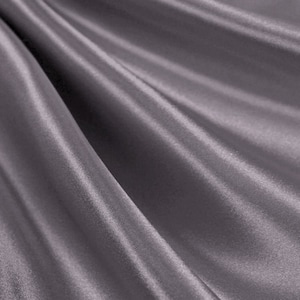 Charcoal  _ Medium High Quality Satin Fabric Sold By The Yard/ 60&#39;&#39; Wide Inches Used For Dresses, Decorations, Fashion Show/Wholesale Price