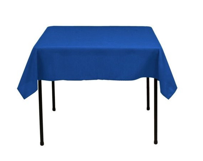 Square Tablecloth - 60 x 60 Inch - Royal Blue Square Table Cloth for Square or Round Tables in Washable Polyester
