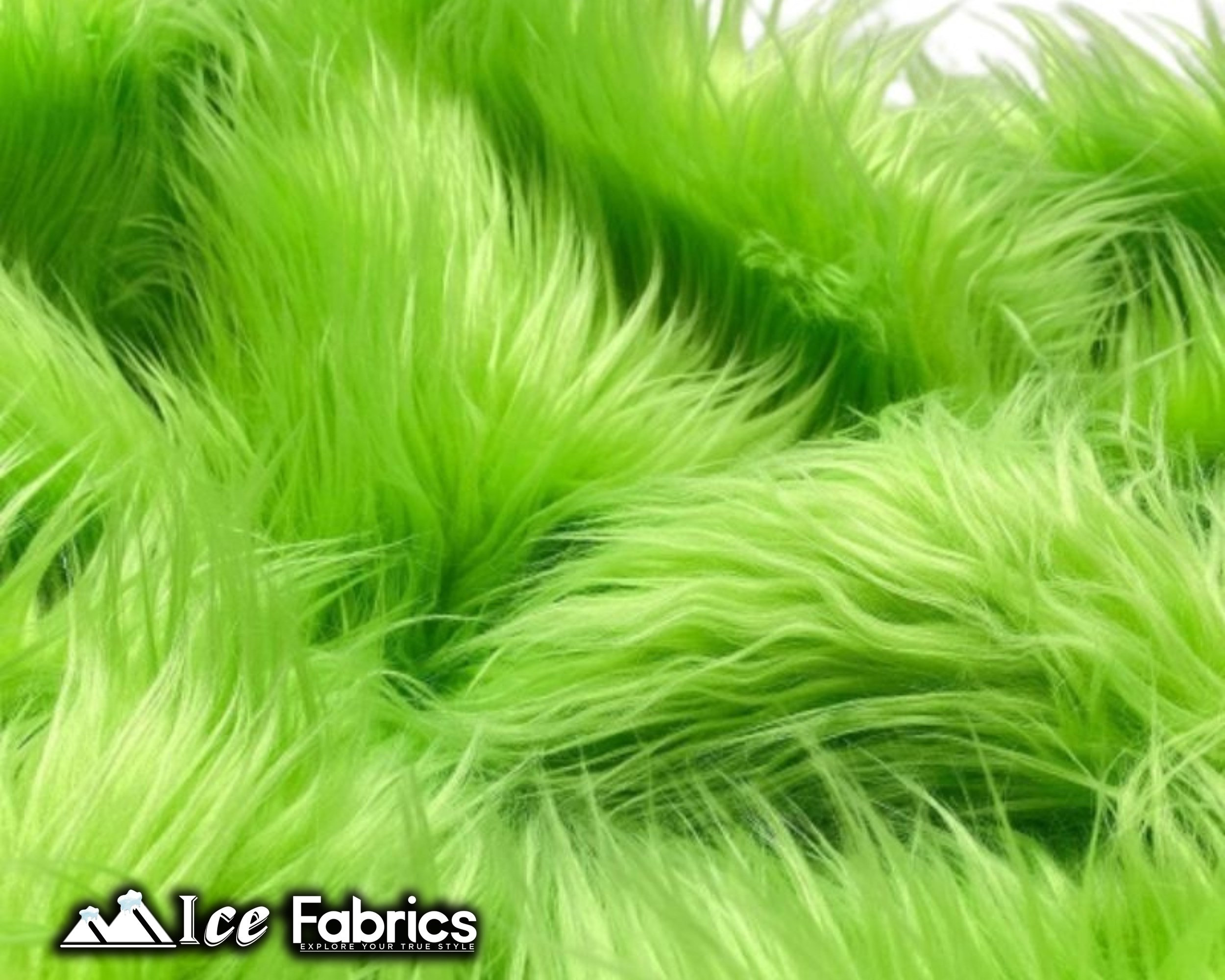 Shaggy Mohair Faux Fur Fabric by the Yard 4 Inches Long Pile