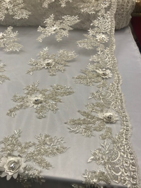 Tissu Design satin Ivoire Design Tissu perles maille dentelle tissu mariée mariage vendu par Yard vêtements, vestes jupes, des applications, nappes, chemins de 49d979 Tissu Design satin Ivoire Design Tissu perles maille dentelle tissu mariée mariage vendu par Yard vêtements, vestes jupes, des applications, nappes, chemins de 49d979