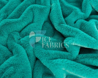 Mallard Bunny Faux Fur Thick Minky Fabric By The Yard | Ultra Soft 0.5" Short Pile Rabbit Fur Fabric | 60" Wide Minky Rabbit Fur | BunnySoft