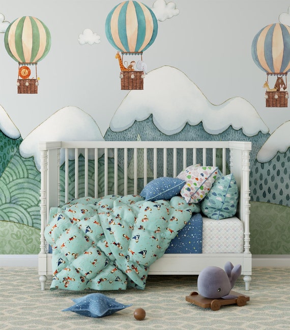 Wall Décor Home Décor Nursery Monogram N Decal Crib Sticky Vinyl Sign