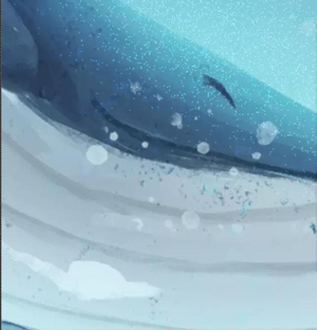 Blue Whale Wallpaper Ocean Motif Nursery Decor Removable Flying Whale ...