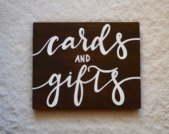 Cards and Gifts Sign