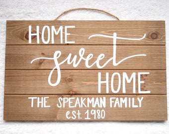 Home Sweet Home Custom Sign