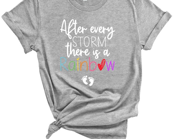 Download Clothing Girls Clothing After The Storm Comes A Rainbow Baby Shirt Rainbow Baby Shirt Baby Announcement Shirt Mommy And Me Shirt