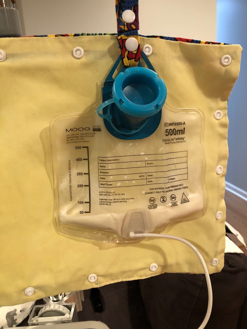 Insulated Feeding Bag Covers Fits Enteralite Infinity 500ml Etsy