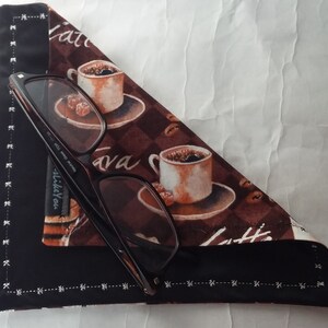 Lotta Latte Lovers  Microfiber Specialty Eyeglass Cleaning Cloth