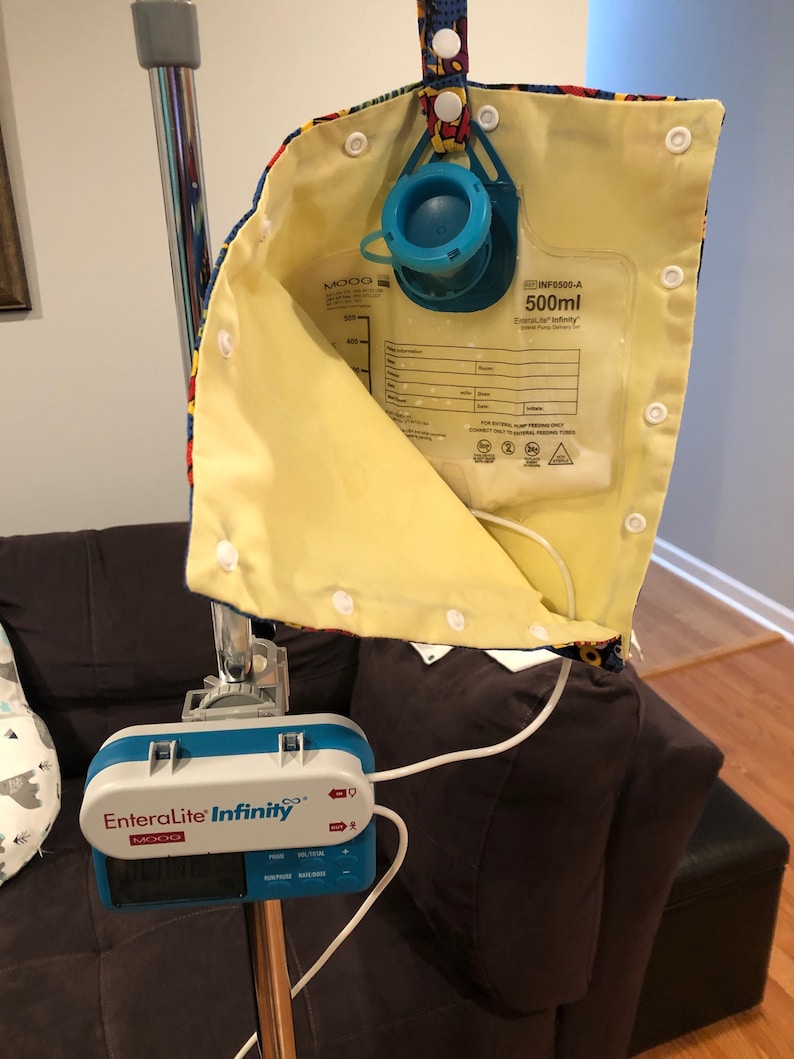 Insulated Feeding Bag Covers Fits Enteralite Infinity 500ml Etsy