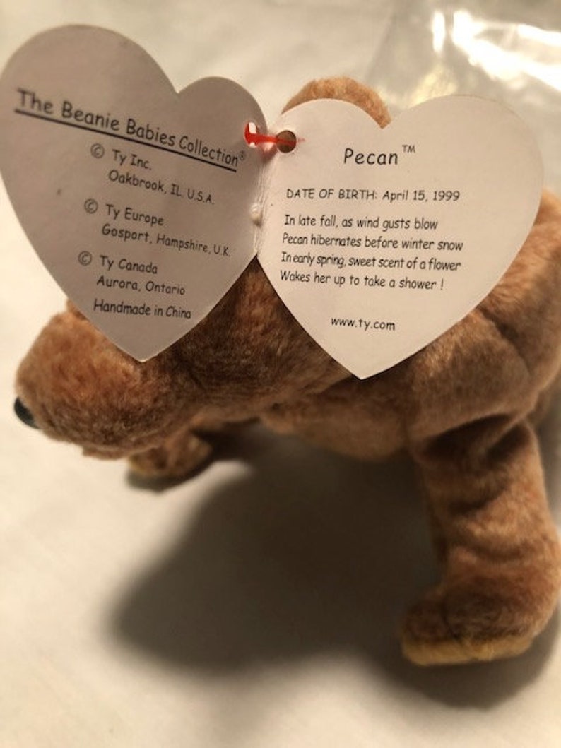 1999 pecan beanie baby value