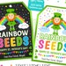 Editable St. Patrick's Day Tag, Rainbow Seeds Tags, Rainbow Tag ...