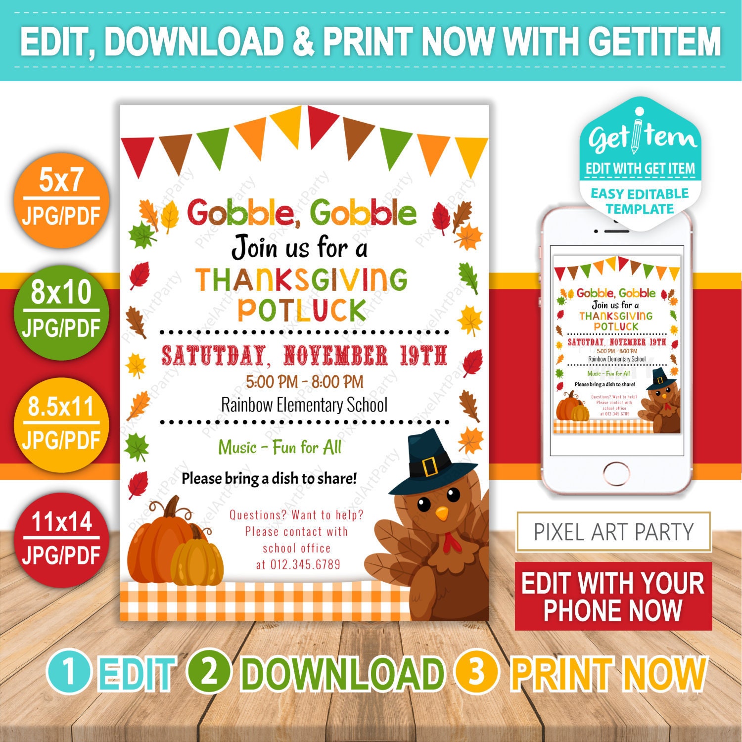 office-potluck-flyer