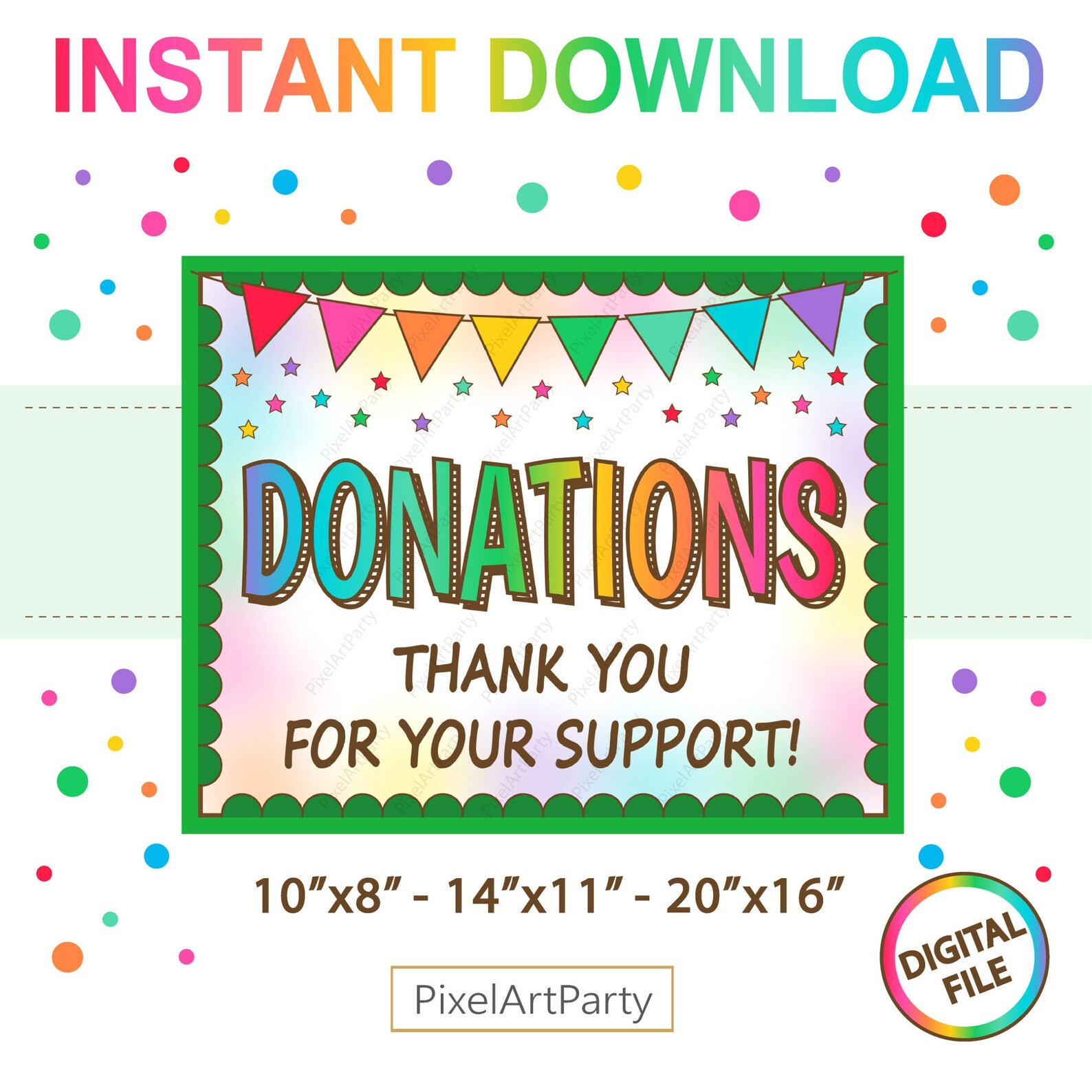 Cookie Donations Sign Cookie Booth Sign Cookie Booth Etsy