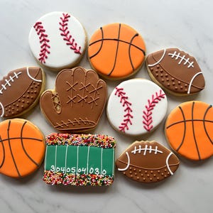 Sports Theme Cookies