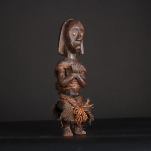 African Mask Statue Fang - Ngoumba - Gabon Sculpture Art
