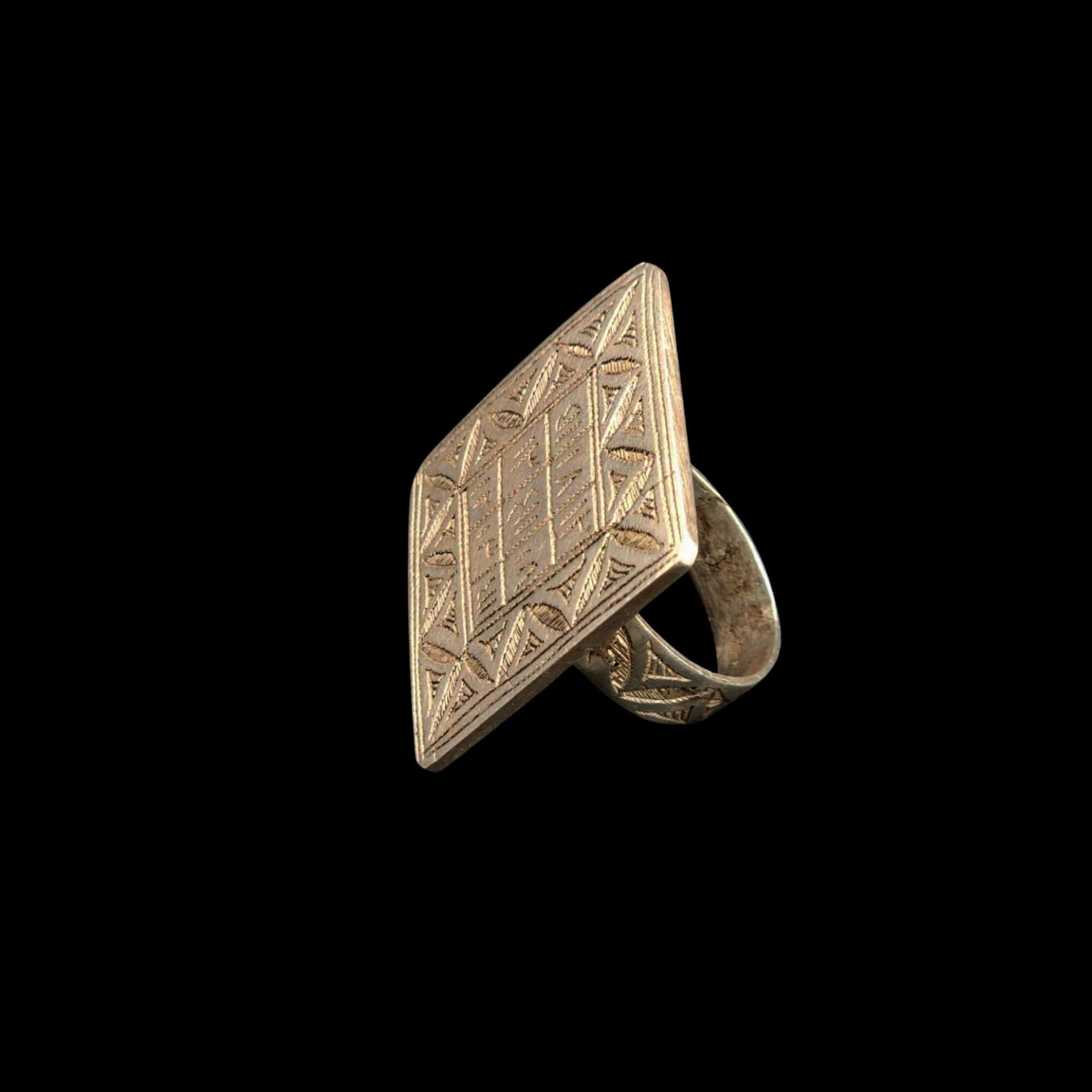 アクセサリー antique tuareg ring Antique Silver Tuareg Ring | Beadparadise.com