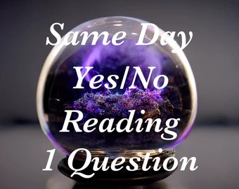 One Question "Yes or No" Tarot/Oracle Reading- PDF download with Photo(s) *24 Hour Max Delivery* (Made to Order Digital Download)