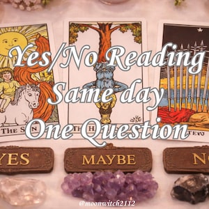 One Question Tarot Reading: Yes or No Answer (PDF Download)