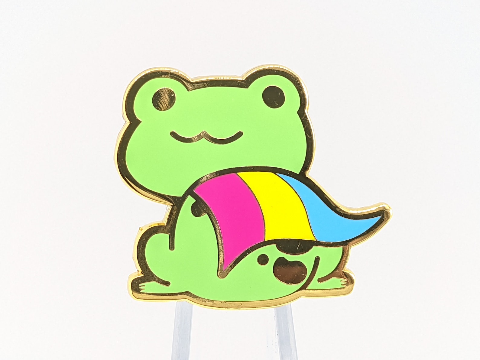 Pride Frog LGBTQ Flag Hard Enamel Pin Choose Nonbinary Etsy