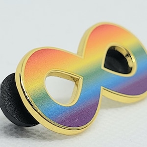 Autism Spectrum Infinity Symbol Hard Enamel Pin | Autism Acceptance Autistic Pride Neurodivergent Pin