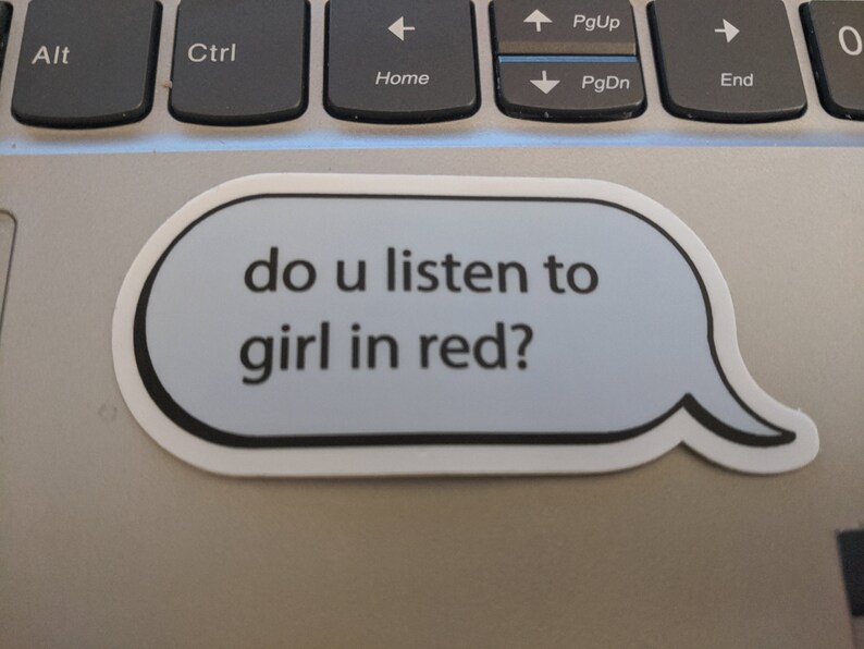 Do You Listen to Girl in Red Code Lesbian Decal 3 Etsy