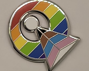 Rainbow IDIC Enamel Pin Infinite Diversity in Infinite Combinations Vulcan Phillosophy Kol-Ut-Shan