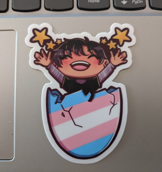 Transgender Trans Transpride Sticker By Gee Theyhe - Genderfluid