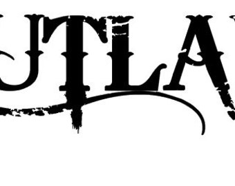 Outlaw Vinyl Decal for Car, Home, Shop