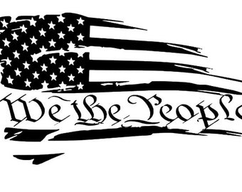 American Flag, We the People