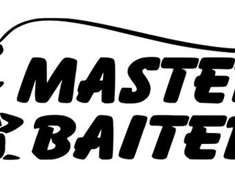 Master Baiter Die Cut Vinyl Decal