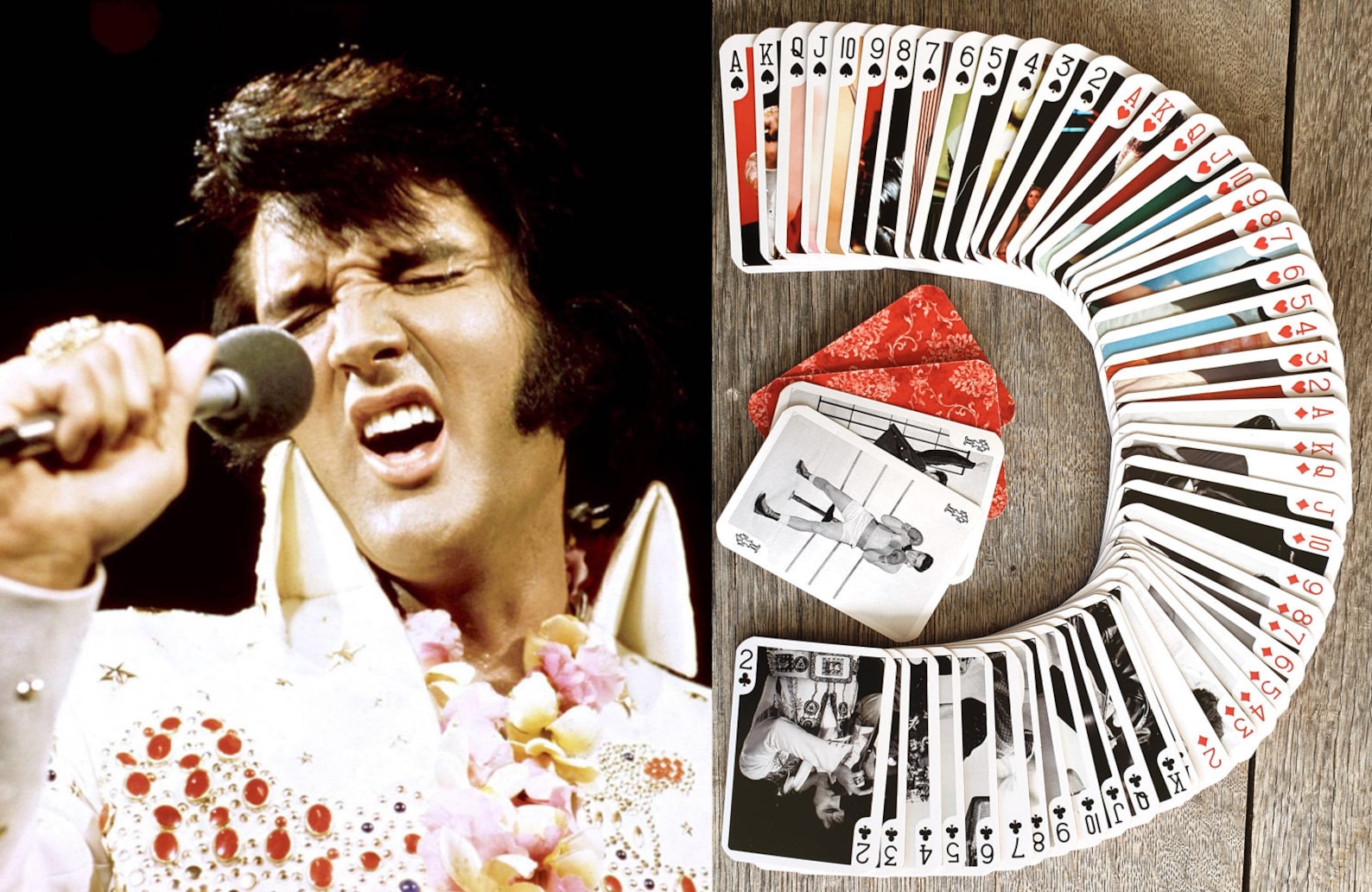 ELVIS PRESLEY Playing Cards poker Deck 54 Cards All Etsy