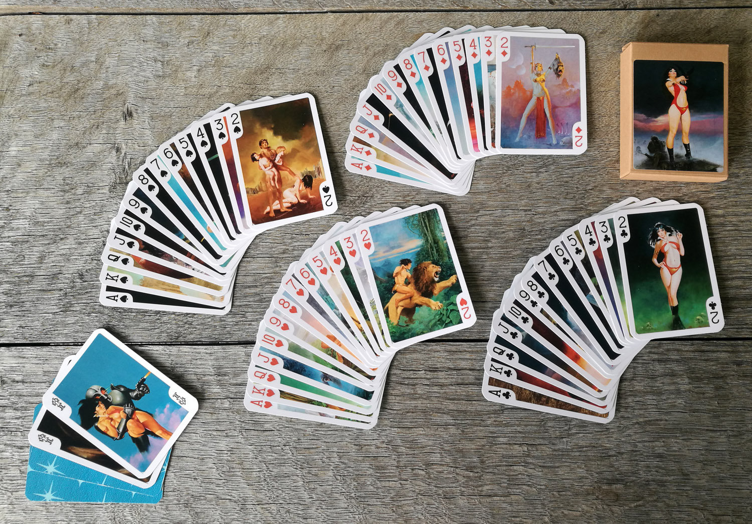 VAMPIRELLA PINUP SEXY Playing Cards poker Deck 54 Cards All Etsy