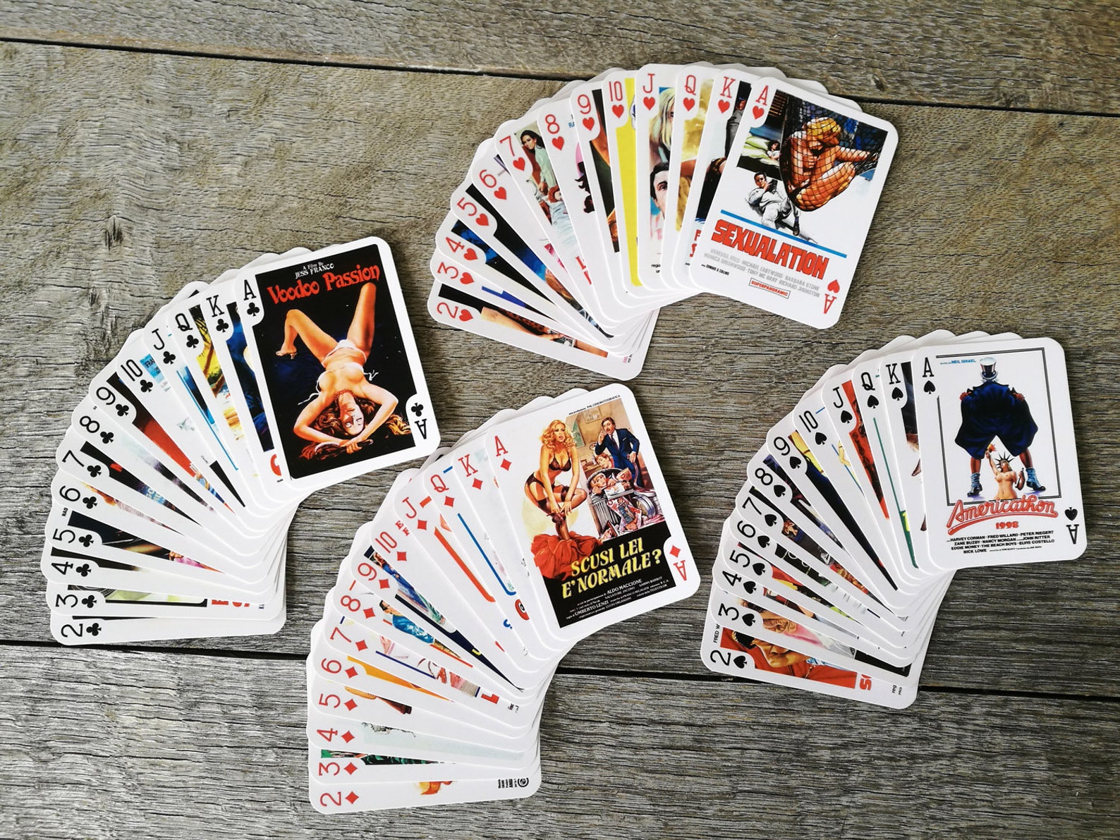 SEXPOLITATION SEX COMEDIES Playing Cards Poker Deck 54 Cards Etsy