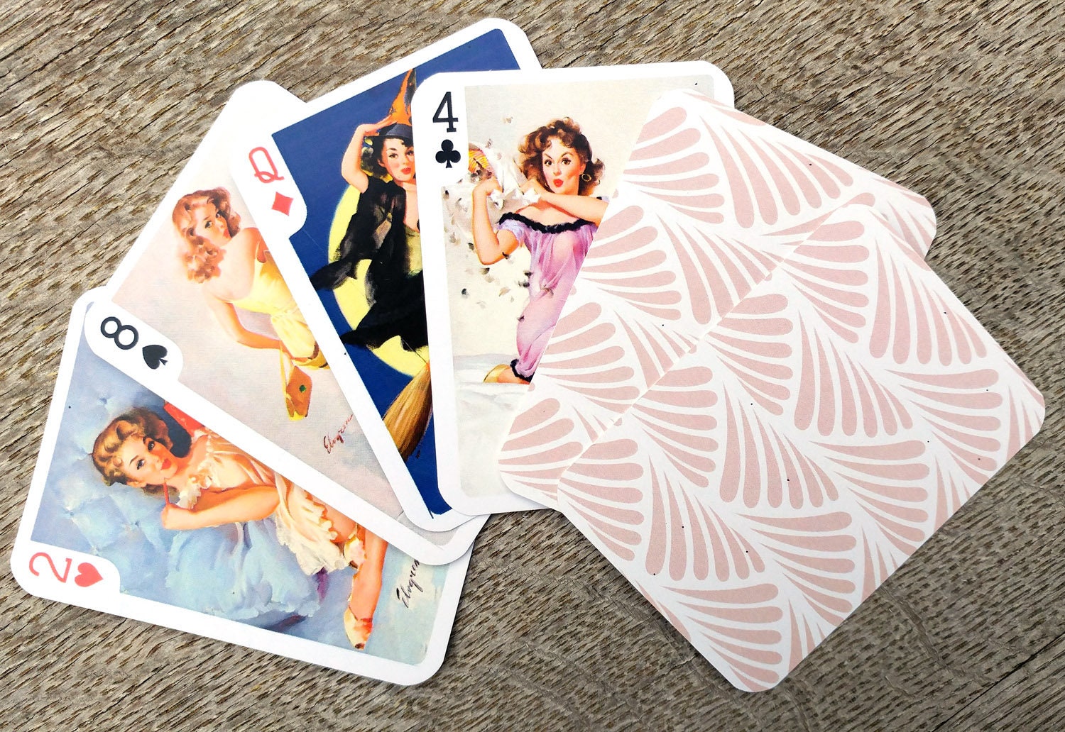 PINUP SEXY GIRLS Spielkarten Poker Deck 54 Karten alle | Etsy