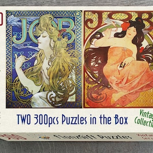 Puzzle- Inspired by Mucha, 100 pieces - HipBabyGear