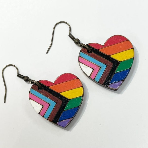 LGBT pride earrings, gay pride earrings, pride gift, love is love present, Homecoming ear-rings, gay pride jewelry, gay pride flag, rainbow