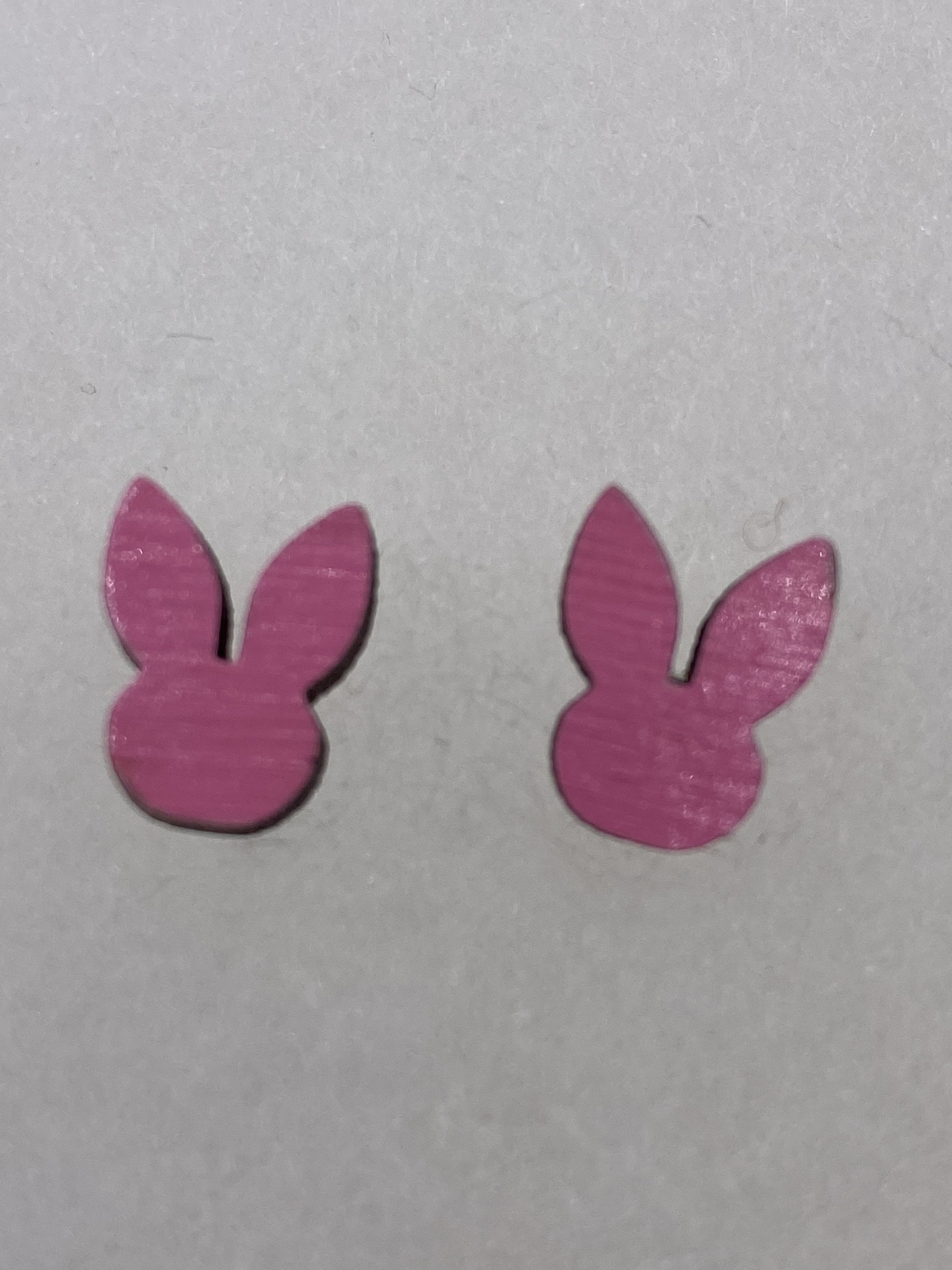 Pink bunny, yellow bunny,girl gift, basket stuffers, easter jewelry, Christian easter jewelry, spring jewelry