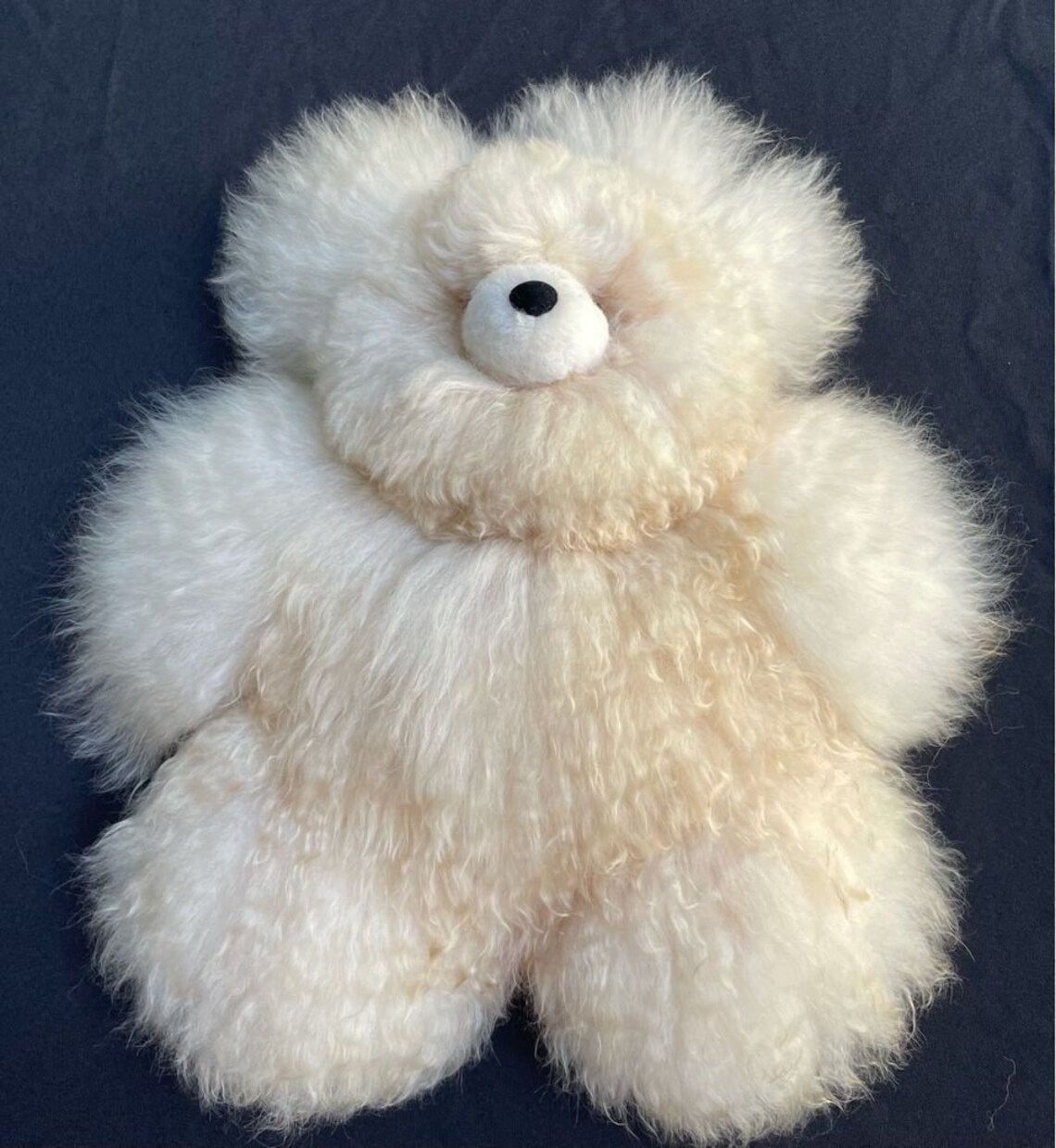 Baby Alpaca Stuffed bear animal real fur stuffed animal | Etsy