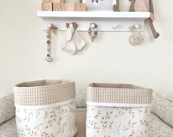 Fabric basket set "Willow Show" - Premium Cotton