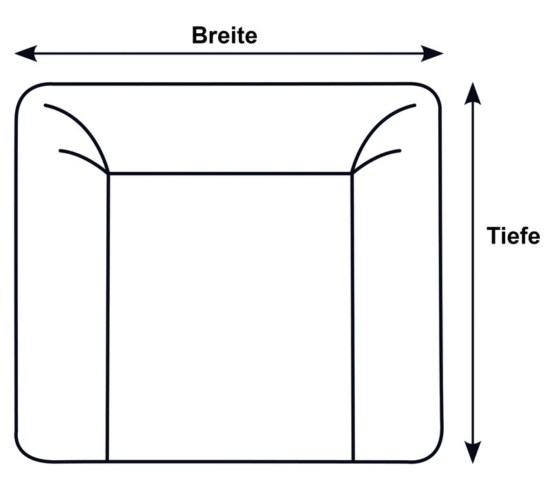 CHANGING PAD / CHANGING PAD made of waffle & terry cloth in light beige cover water-repellent inlay 80x75 / 77x75 / 75x75 / 77 x 78 cm / special size. image 4